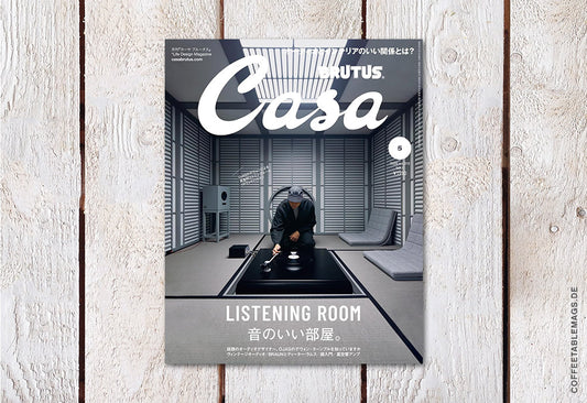 Casa Brutus – Number 313: Listening Room, cover, japanese design magazine