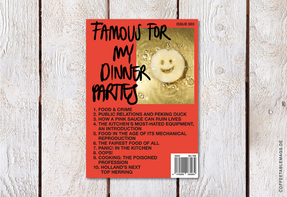 Famous for my dinner parties – Issue 03 – Cover