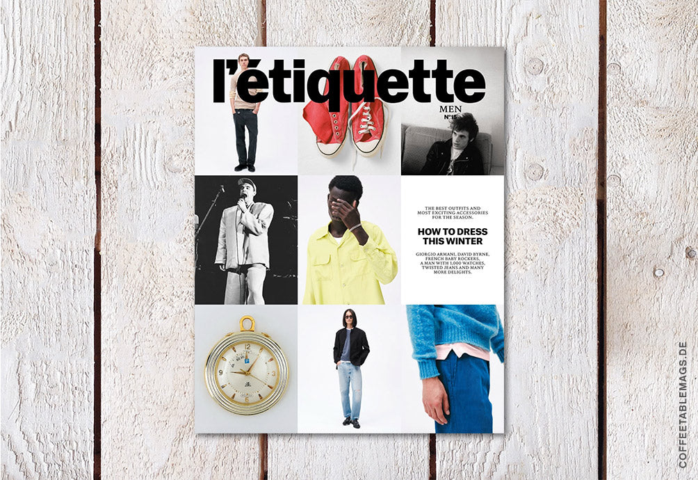 L’étiquette Men – Issue 15: Autumn/Winter 25 (UK Version) – Cover