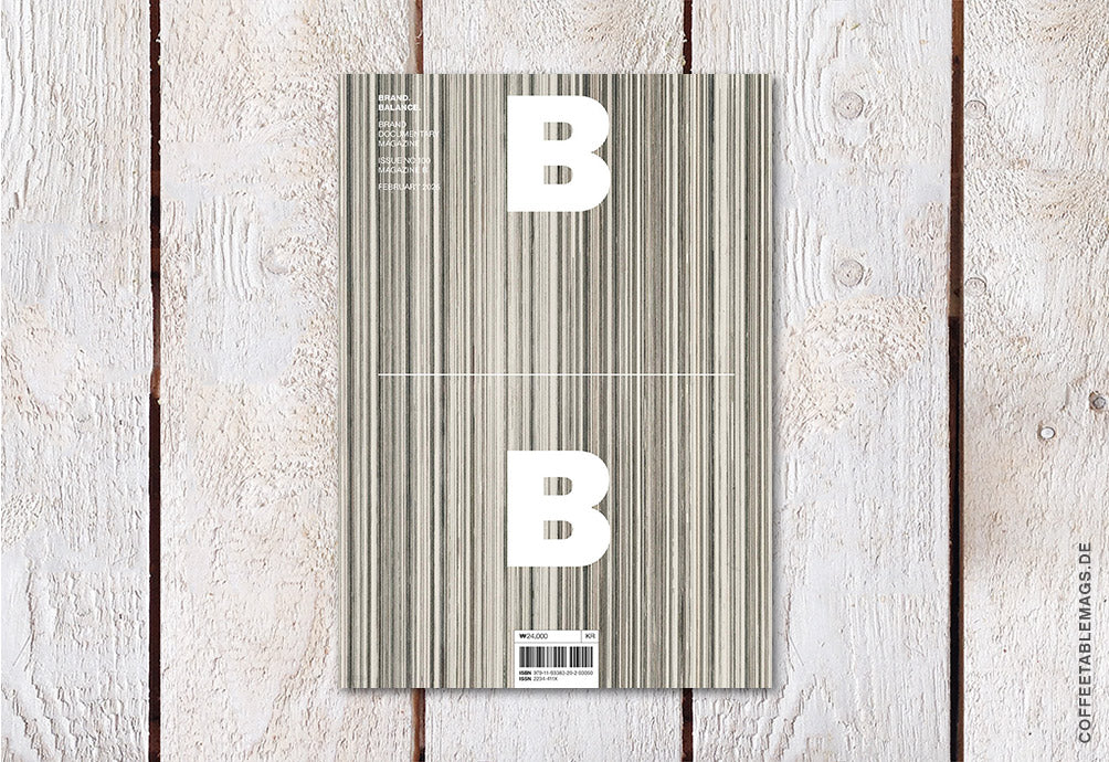 Magazine B – Issue 100: Magazine B, cover, brand documentary magazine