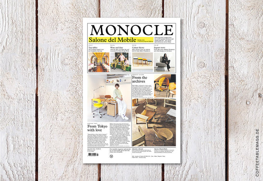 Monocle Salone del Mobile Special 2026, cover, design newspaper