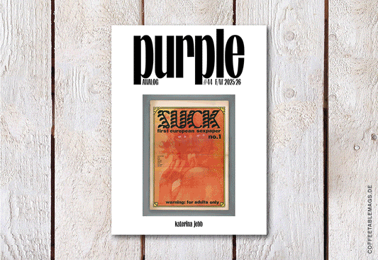 Purple – Issue 44: The Analog Issue – Cover