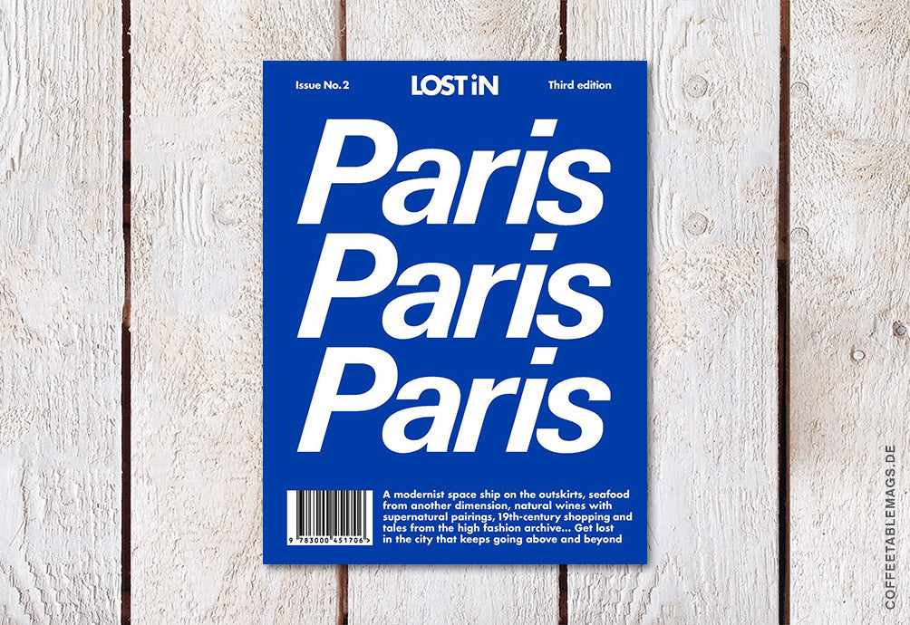 Coffee Table Mags // Independent Magazines // LOST iN City Guide – Issue 02 – Paris (Third Edition) – Cover