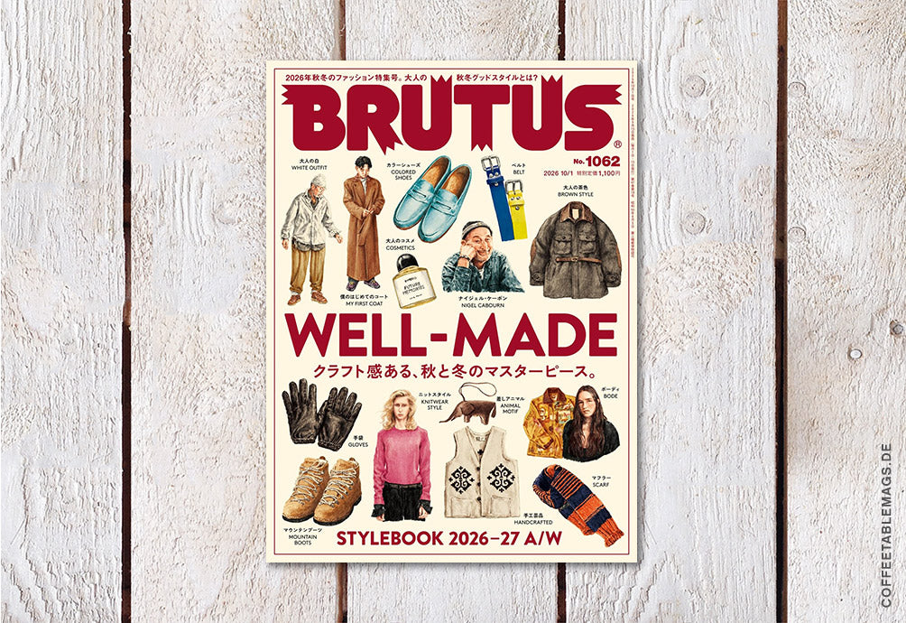 BRUTUS Magazine – Number 1062: WELL-MADE (Stylebook 2026-27 A/W), cover
