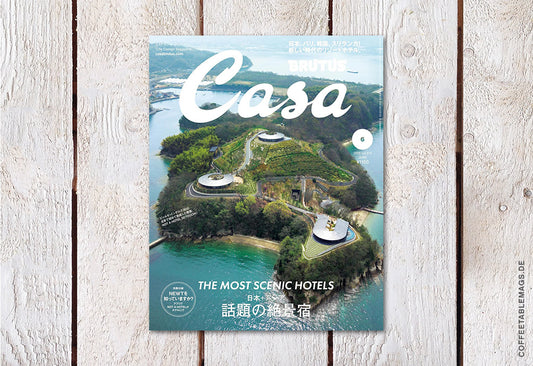 Casa Brutus – Number 314: The Most Scenic Hotels, cover, japanese design & interior magazine