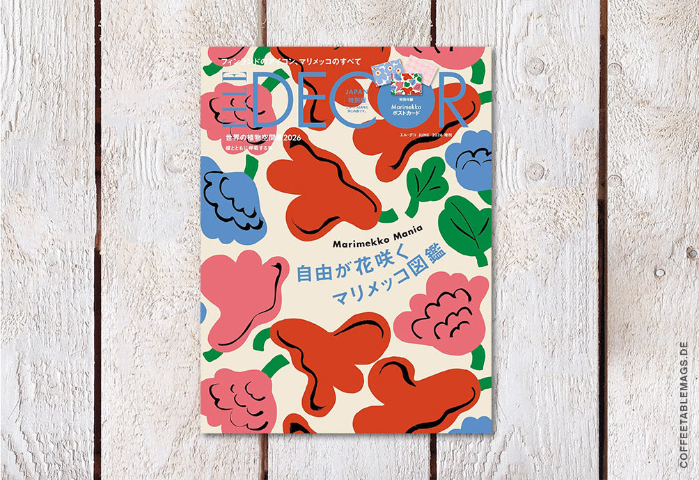 Elle Decor Japan – Number 195: Botanical Dreams, Marimekko cover, japanese interior design magazine