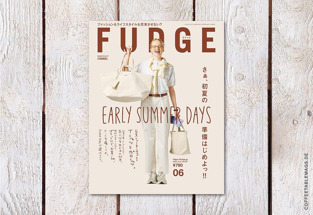 FUDGE – Volume 275: Early Summer Days, cover, japanes women’s fashion magazine