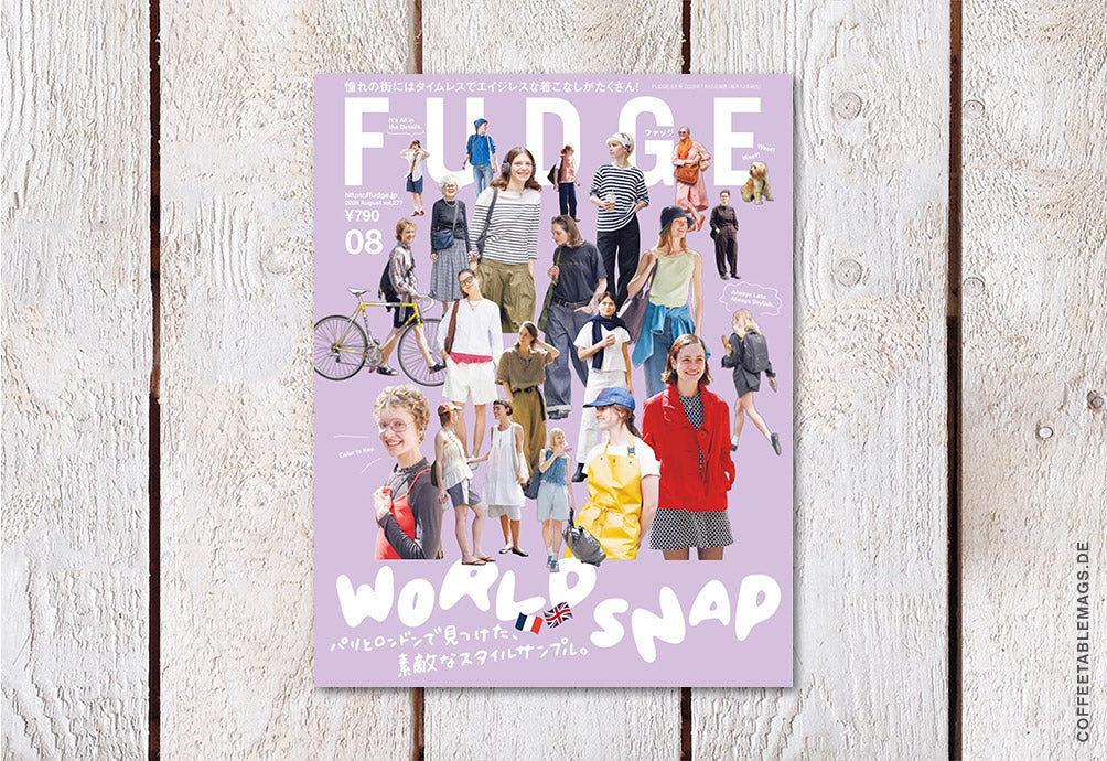 FUDGE – Volume 277: World Snap, cover, japanese women’s fashion magazine