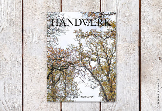 HÅNDVÆRK Bookazine – Number 11: Wood – Cover