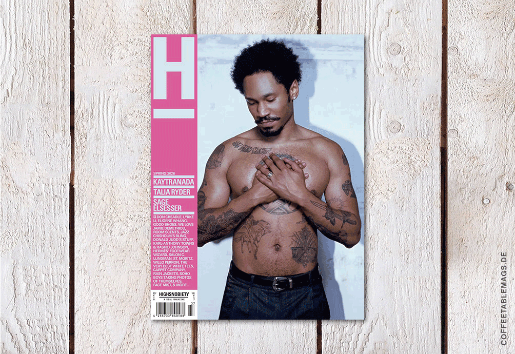 Highsnobiety Magazine – Spring Issue 2026, cover, men’s fashion magazine