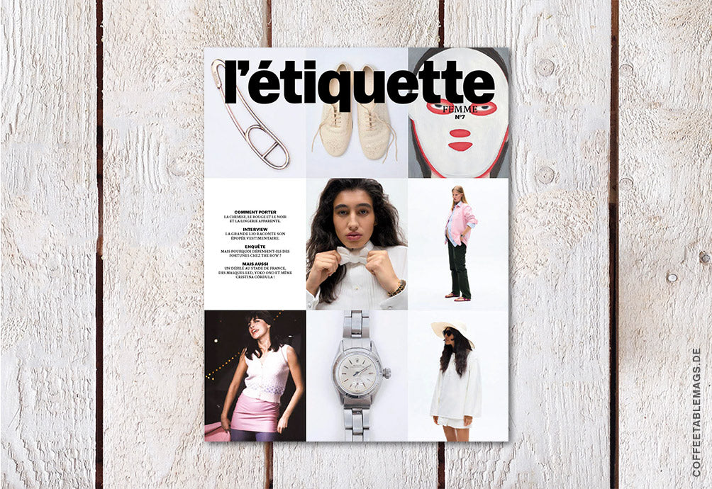 L’étiquette Femme –  Number 07: Spring/Summer 2026, cover, women’s fashion magazine
