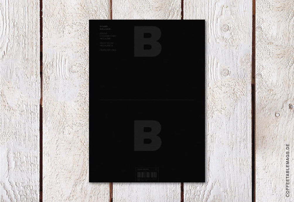 Magazine B – Issue 100: Magazine B – Limited Black Edition, cover, brand documentary magazine