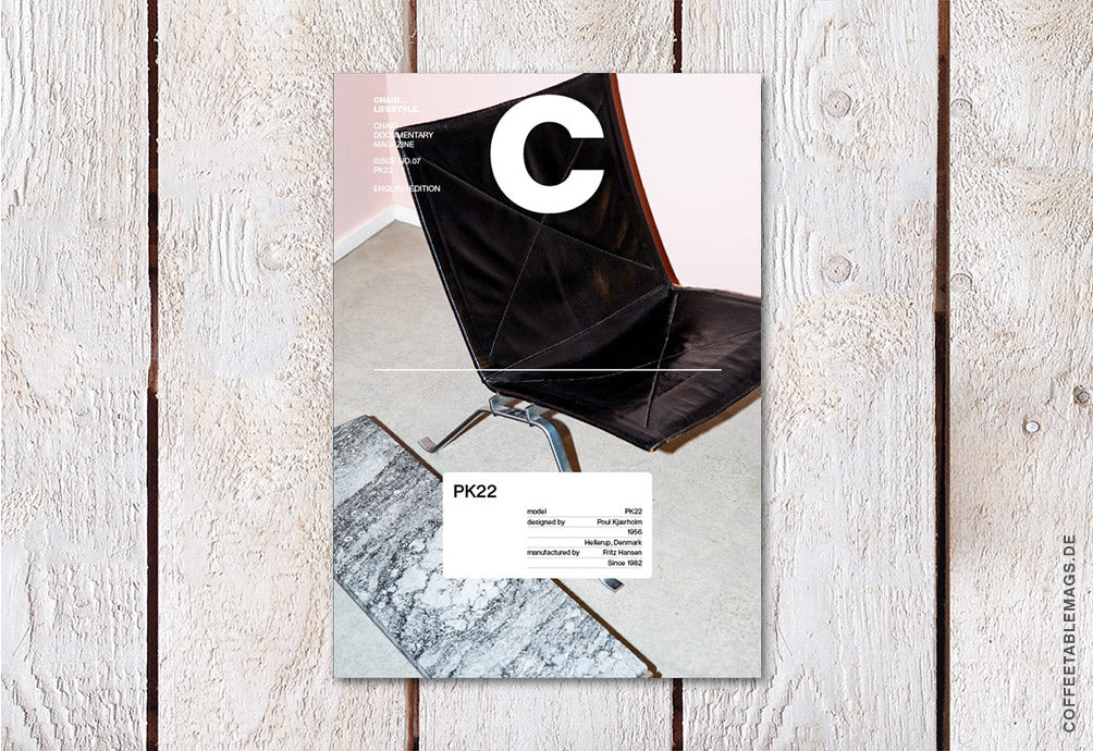 Magazine C – Issue No. 7: PK22 – Cover, chair documentary magazine