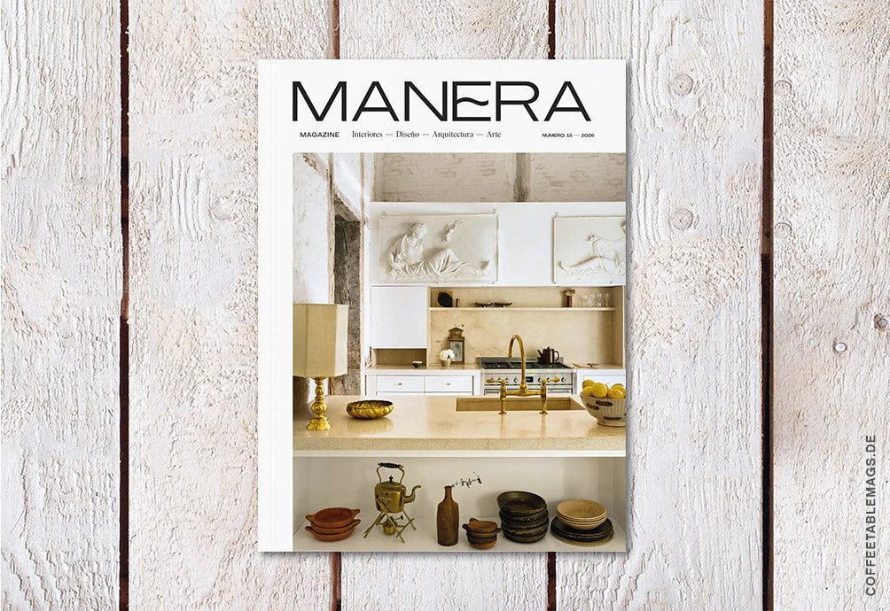 Manera Magazine – Number 15, cover, Mediterranen interior magazine