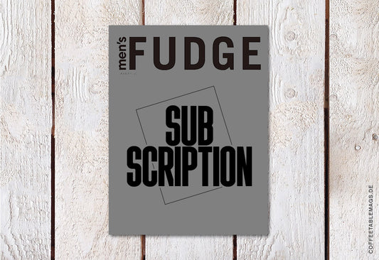 men’s FUDGE subscription cover, Japanese men’s lifestyle magazine