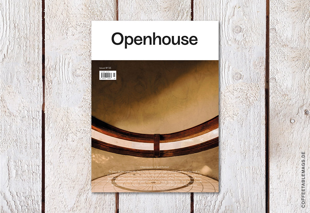 Openhouse Magazine – Issue 25: Obsessions – A Self Portrait, cover 01, art, culture, and interior magazine