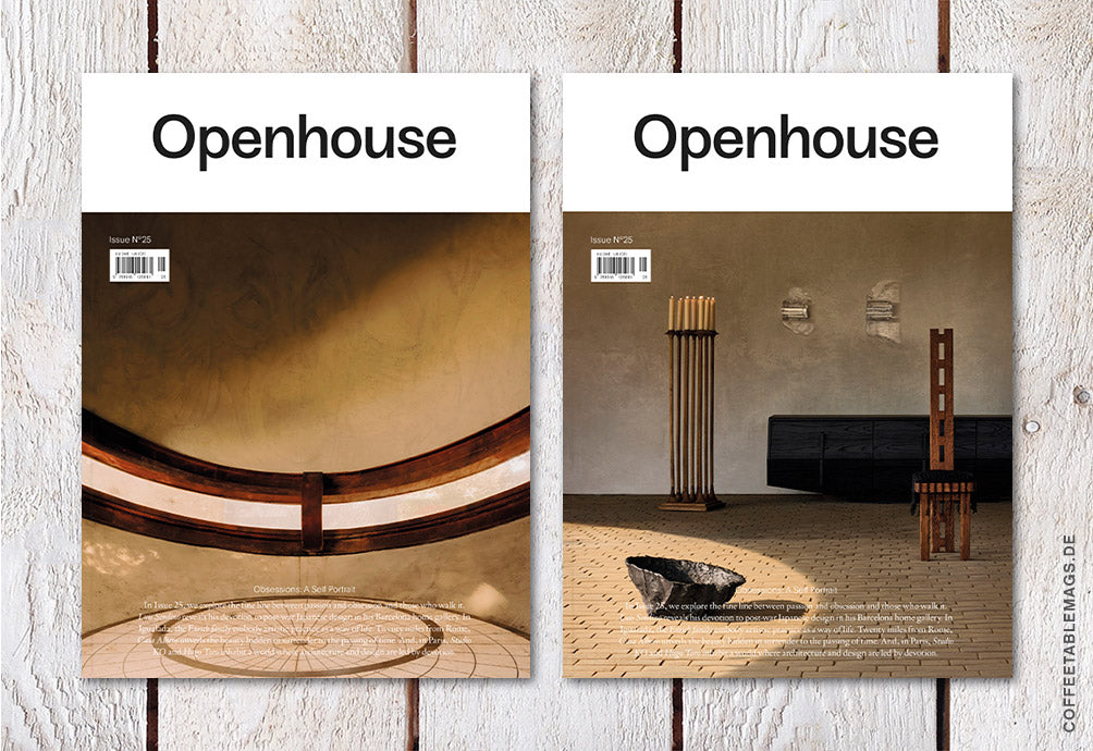Openhouse Magazine – Issue 25: Obsessions – A Self Portrait, cover, art, culture, and interior magazine