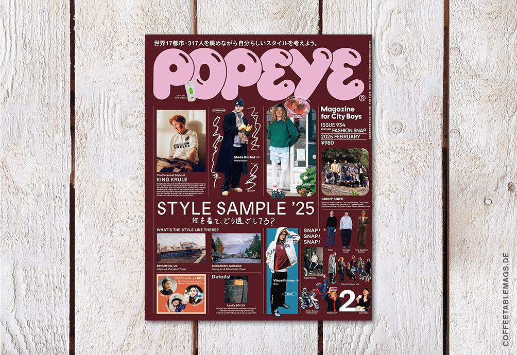 Popeye – Issue 934: Style Sample ’25 – Cover