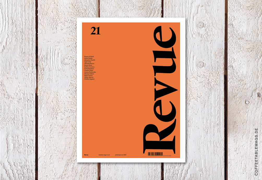 Revue – Issue 21, cover, fashion magazine