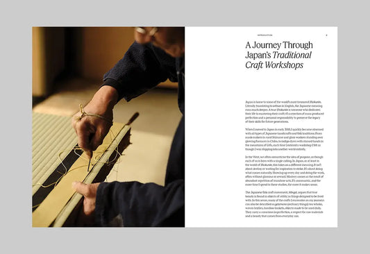 Shokunin: A Journey Through Japan's Traditional Craft Workshops, book by Ben Richards, inside 01
