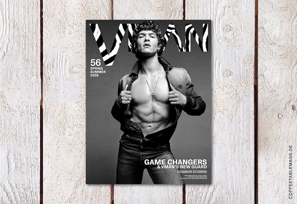 VMAN – Issue 56: Game Changers, cover: Connie Storrie, men’s magazine