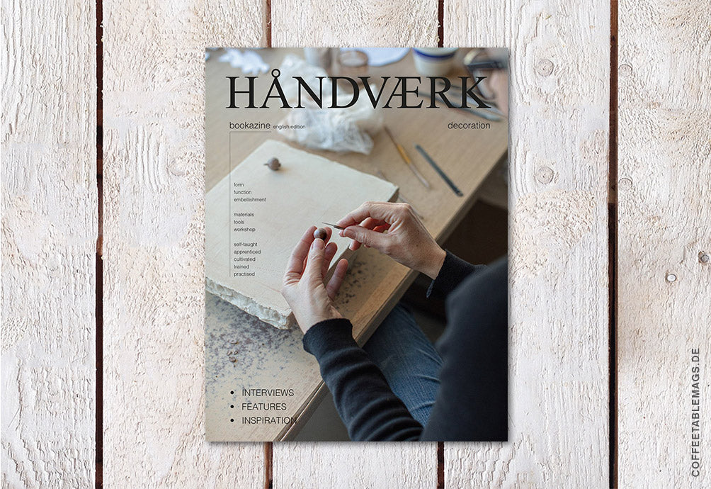 HÅNDVÆRK Bookazine – Number 05: Decoration – Cover